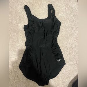 Speedo Women's Classic Black One Piece Swimsuit